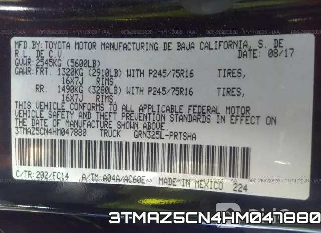 3TMAZ5CN4HM047880 фото 10