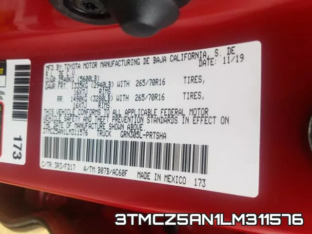 3TMCZ5AN1LM311576 фото 2