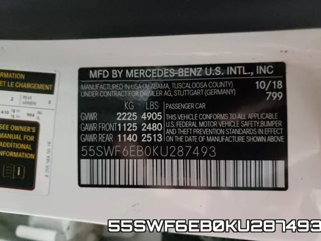 55SWF6EB0KU287493 фото 2