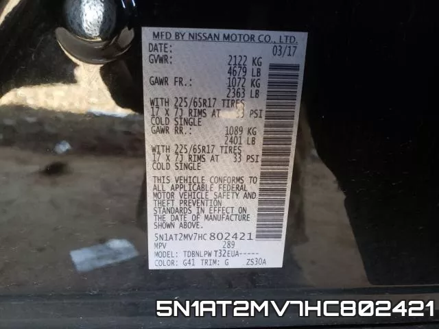 5N1AT2MV7HC802421 фото 2