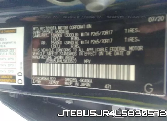 JTEBU5JR4L5830572 фото 9