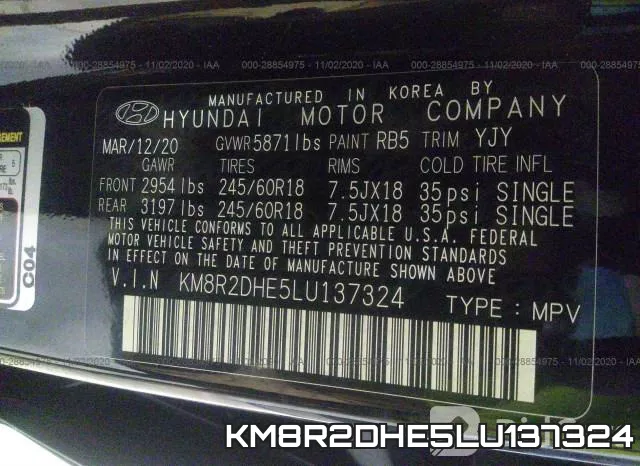 KM8R2DHE5LU137324 фото 10