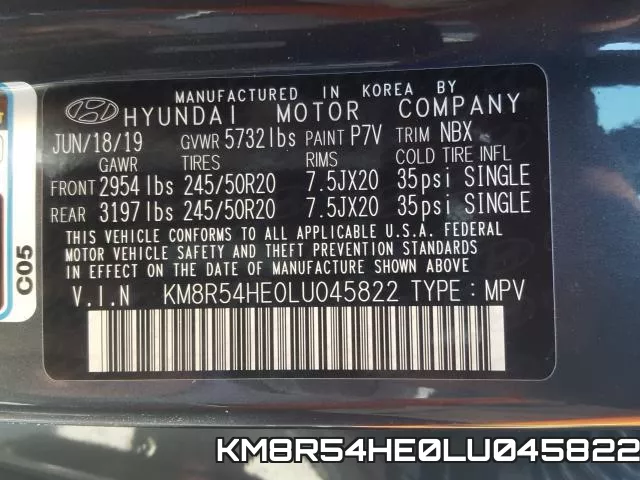 KM8R54HE0LU045822 фото 2