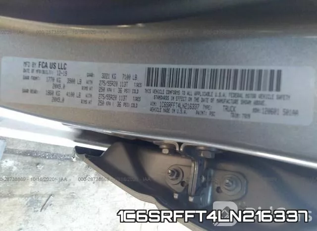 1C6SRFFT4LN216337 фото 9