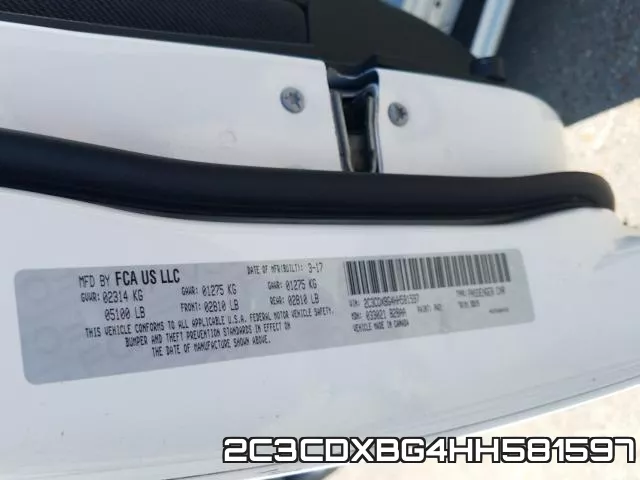 2C3CDXBG4HH581597 фото 2