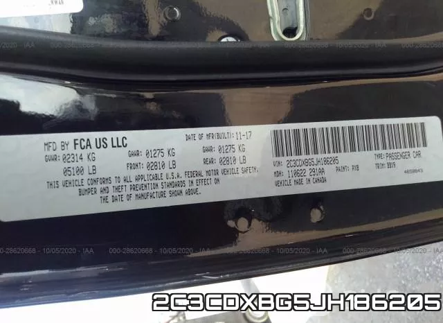 2C3CDXBG5JH186205 фото 9