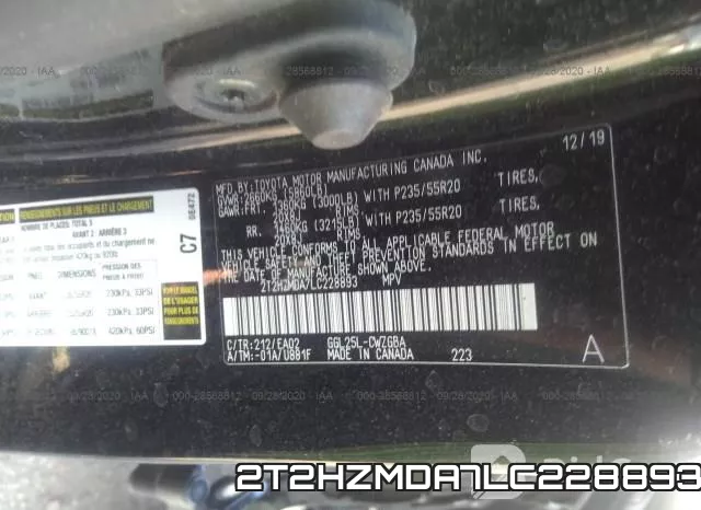 2T2HZMDA7LC228893 фото 9
