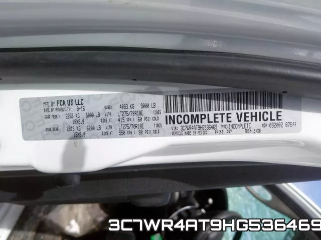 3C7WR4AT9HG536469 фото 2