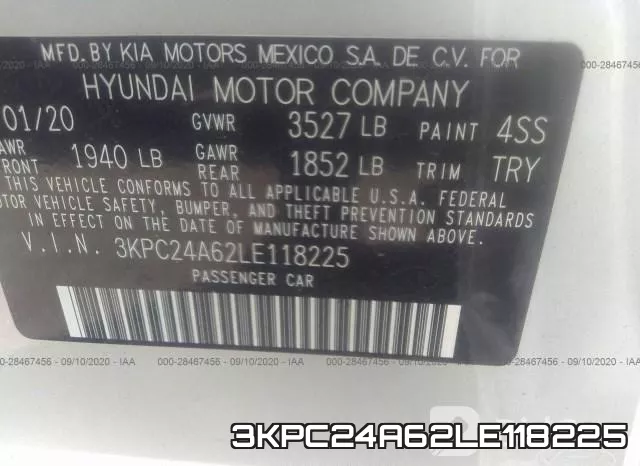 3KPC24A62LE118225 фото 10