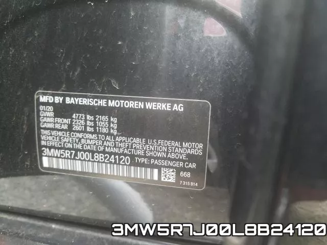 3MW5R7J00L8B24120 фото 2