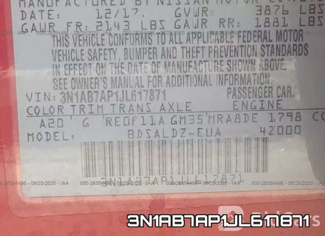 3N1AB7AP1JL617871 фото 10