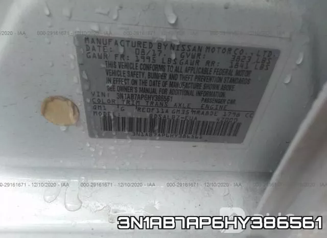 3N1AB7AP6HY386561 фото 10