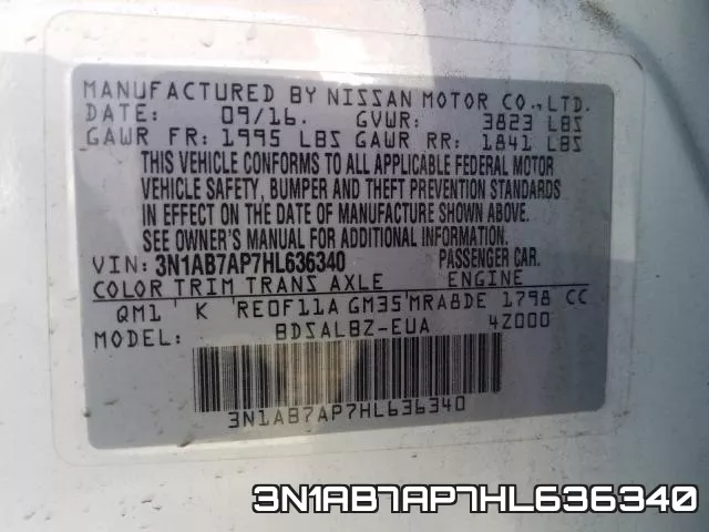 3N1AB7AP7HL636340 фото 2