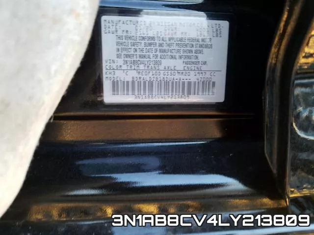 3N1AB8CV4LY213809 фото 2