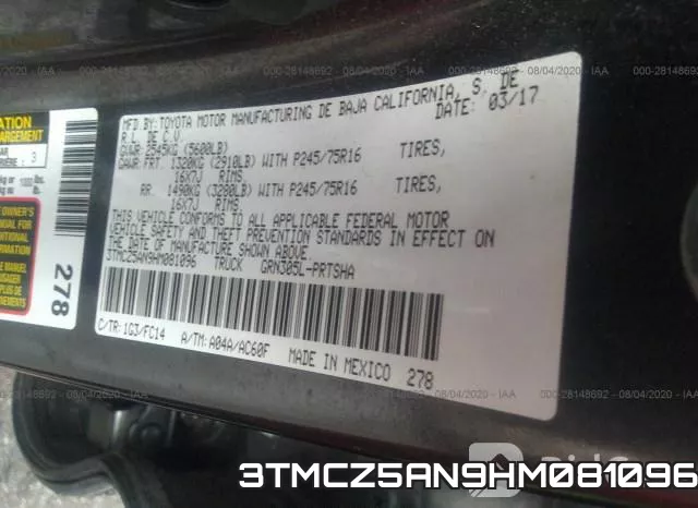 3TMCZ5AN9HM081096 фото 10