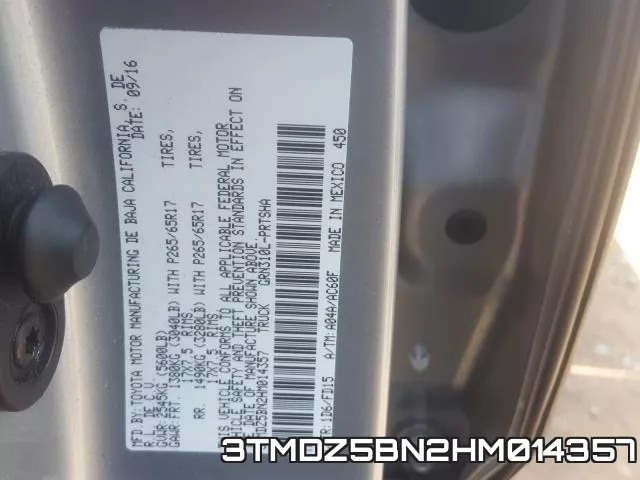3TMDZ5BN2HM014357 фото 2