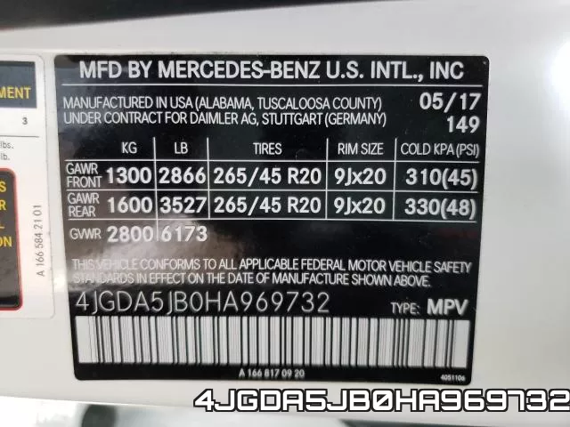 4JGDA5JB0HA969732 фото 2