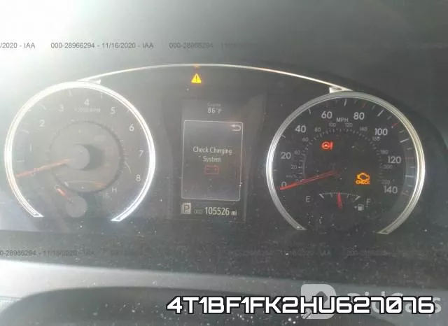 4T1BF1FK2HU627076 фото 7