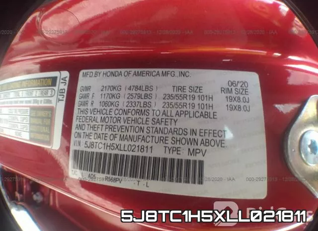 5J8TC1H5XLL021811 фото 9