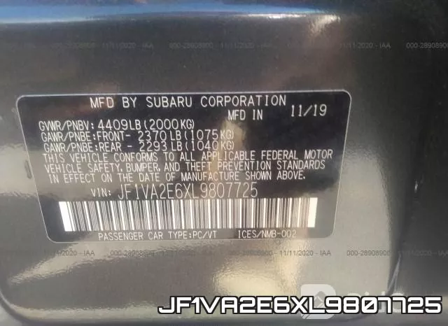 JF1VA2E6XL9807725 фото 10