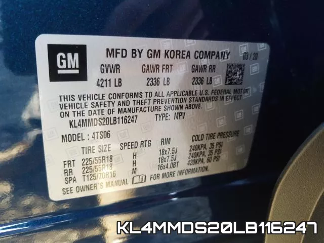 KL4MMDS20LB116247 фото 2