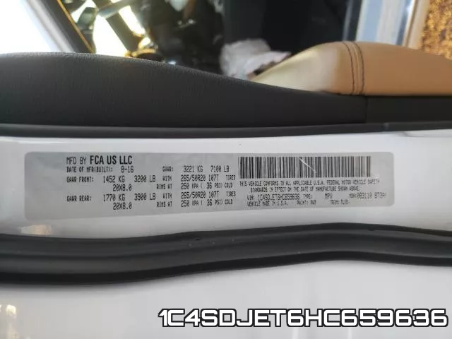 1C4SDJET6HC659636 фото 2