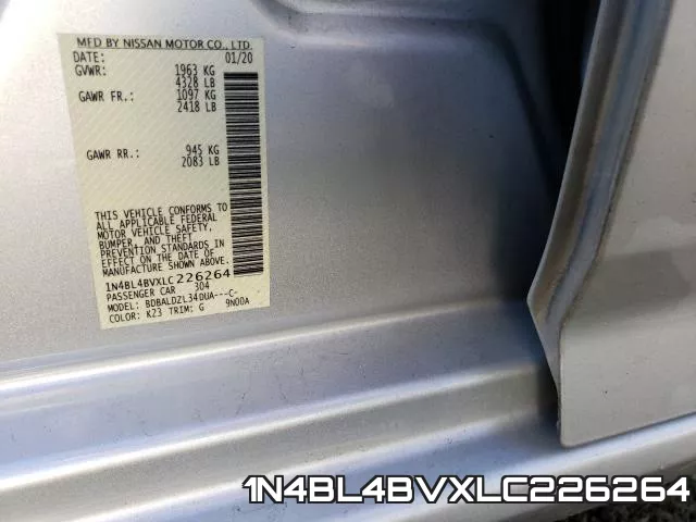 1N4BL4BVXLC226264 фото 2