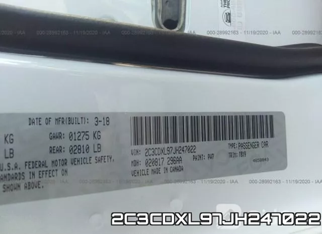 2C3CDXL97JH247022 фото 10