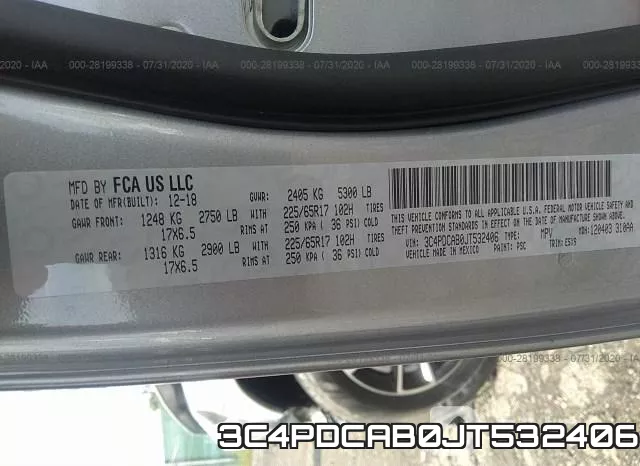 3C4PDCAB0JT532406 фото 10