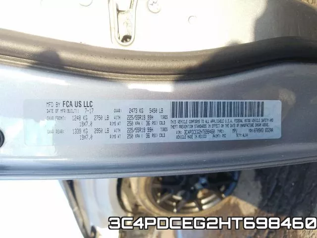 3C4PDCEG2HT698460 фото 2