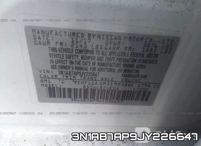 3N1AB7AP9JY226647 фото 10