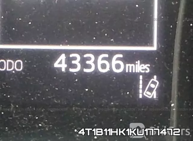 4T1B11HK1KU177472 фото 6