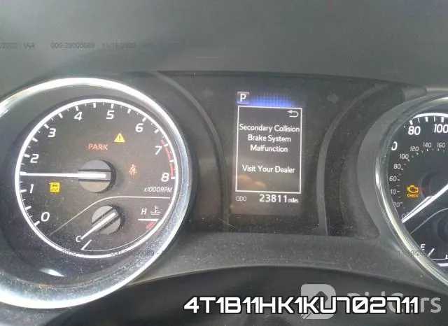 4T1B11HK1KU702711 фото 7
