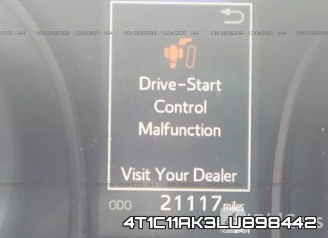 4T1C11AK3LU898442 фото 7
