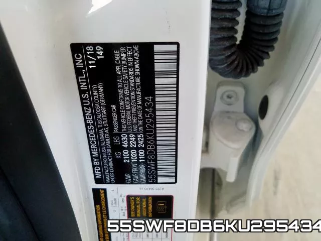 55SWF8DB6KU295434 фото 2