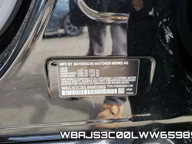 WBAJS3C00LWW65989 фото 2