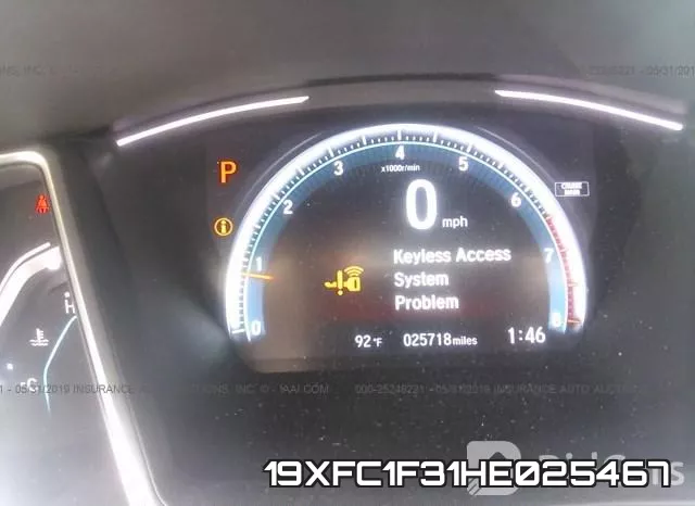 19XFC1F31HE025467 фото 8