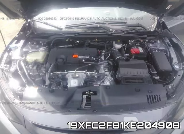 19XFC2F81KE204908 фото 2