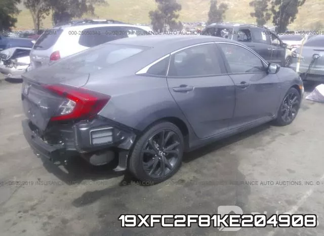 19XFC2F81KE204908 фото 5