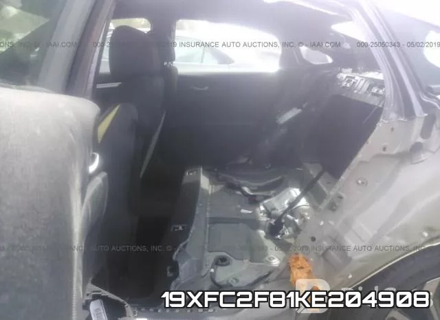 19XFC2F81KE204908 фото 9