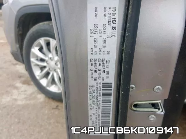 1C4PJLCB6KD109147 фото 2