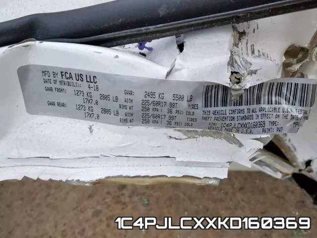 1C4PJLCXXKD160369 фото 2