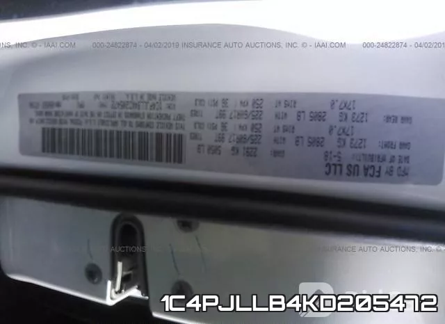 1C4PJLLB4KD205472 фото 10