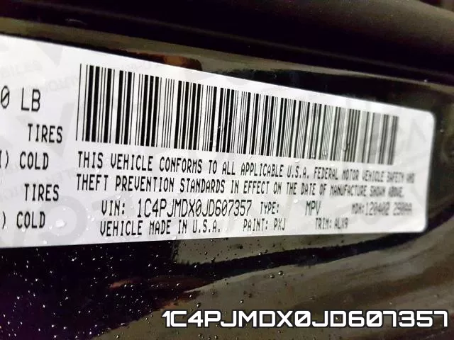 1C4PJMDX0JD607357 фото 2