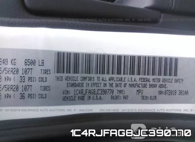 1C4RJFAG8JC390770 фото 10