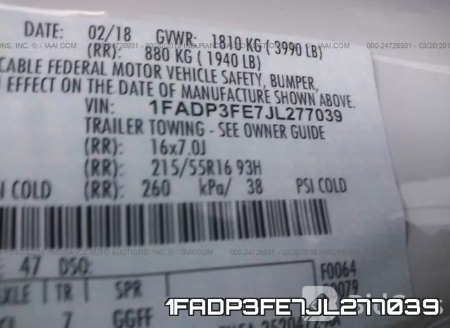 1FADP3FE7JL277039 фото 10