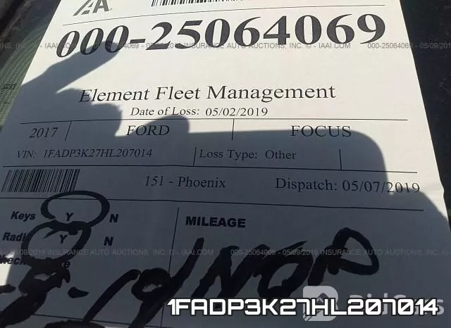 1FADP3K27HL207014 фото 8