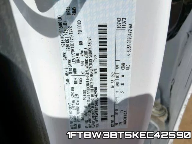1FT8W3BT5KEC42590 фото 2