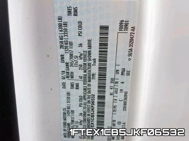 1FTEX1CB5JKF06532 фото 2