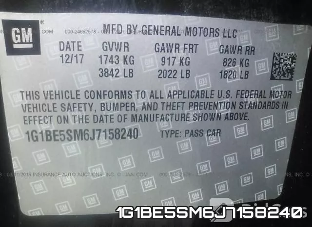 1G1BE5SM6J7158240 фото 10